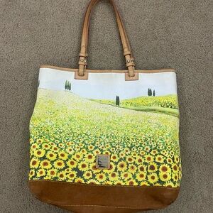 Dooney & Bourke Sunflower Field Tote Bag